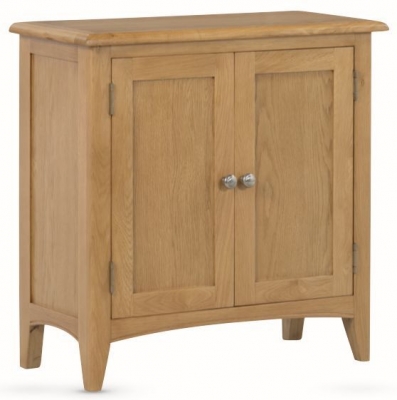 Product photograph of Kilkenny Oak 2 Door Cupboard from Choice Furniture Superstore