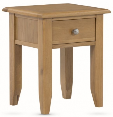 Product photograph of Kilkenny Oak Lamp Table from Choice Furniture Superstore