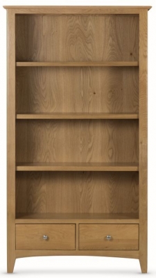 Product photograph of Kilkenny Oak Large Bookcase from Choice Furniture Superstore