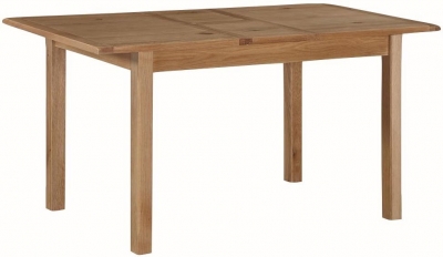 Product photograph of Kilmore Oak 4 Seater Extending Dining Table from Choice Furniture Superstore