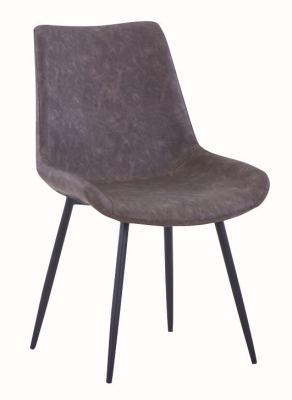 Product photograph of Set Of 2 Imperia Brown Fabric Dining Chair from Choice Furniture Superstore