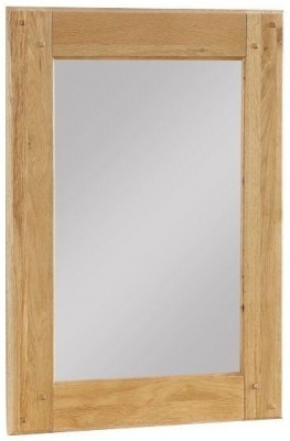 Product photograph of Newbridge Oak Wall Mirror - 60cm X 80cm from Choice Furniture Superstore