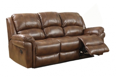 Product photograph of Farnham Tan Leather 3 Seater Electric Recliner Sofa from Choice Furniture Superstore