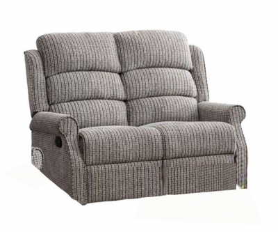 Product photograph of Windsor Fabric 2 Seater Recliner Sofa from Choice Furniture Superstore