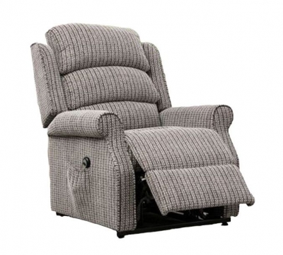 Product photograph of Windsor Fabric Electric Lift And Tilt Recliner Armchair from Choice Furniture Superstore