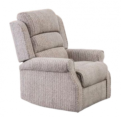 Product photograph of Windsor Natural Fabric Recliner Armchair from Choice Furniture Superstore