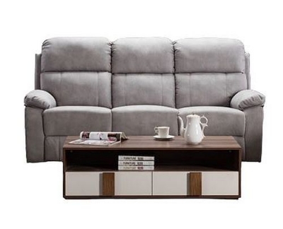 Product photograph of Stretford Light Grey Fabric 3 Seater Electric Recliner Sofa from Choice Furniture Superstore
