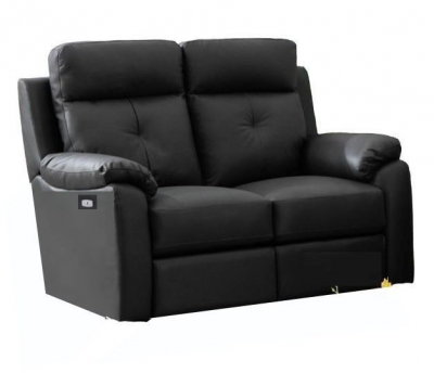 Product photograph of Milano Leather 2 Seater Electric Recliner Sofa from Choice Furniture Superstore