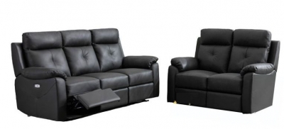 Product photograph of Milano Leather 3 2 Seater Electric Recliner Sofa Suite from Choice Furniture Superstore
