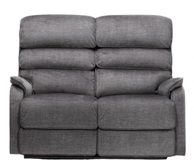 Product photograph of Savoy Grey Fabric 2 Seater Electric Recliner Sofa from Choice Furniture Superstore