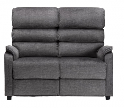 Product photograph of Savoy Grey Fabric 2 Seater Fixed Sofa from Choice Furniture Superstore