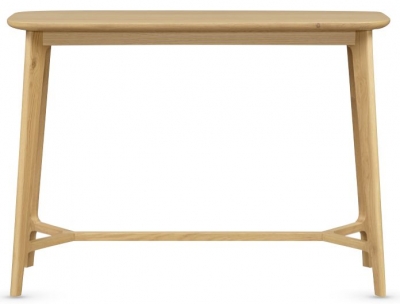 Product photograph of Carrington Scandinavian Style Oak Console Table from Choice Furniture Superstore