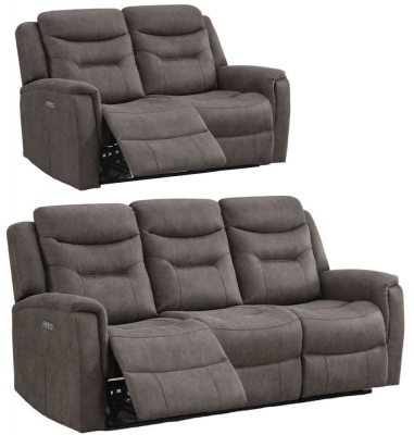 Product photograph of Harrogate 3 2 Recliner Sofa Suite Velvet Fabric Upholstered from Choice Furniture Superstore