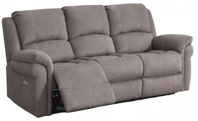 Product photograph of Wentworth Clay Fabric 3 Seater Recliner Sofa from Choice Furniture Superstore