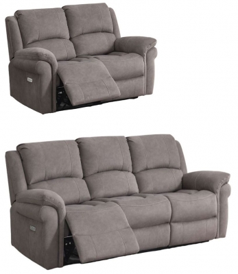 Product photograph of Wentworth 3 2 Recliner Sofa Suite Velvet Fabric Upholstered from Choice Furniture Superstore