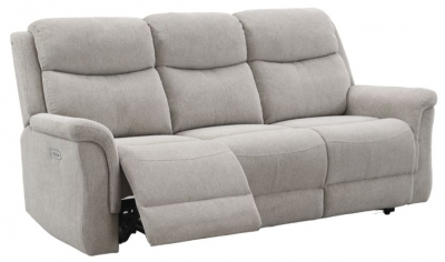 Product photograph of Faringdon 3 Seater Recliner Sofa Velvet Fabric Upholstered from Choice Furniture Superstore