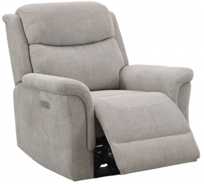 Product photograph of Faringdon Recliner Armchair Velvet Fabric from Choice Furniture Superstore