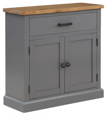 Product photograph of Glenmore Rustic Pine Compact Sideboard 80cm With 2 Door 1 Drawer from Choice Furniture Superstore