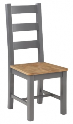 Product photograph of Glenmore Rustic Pine Dining Chair Sold In Pairs from Choice Furniture Superstore
