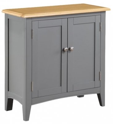 Product photograph of Rossmore Grey Painted Cupboard With 2 Doors from Choice Furniture Superstore