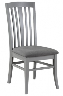 Product photograph of Rossmore Grey Painted Dining Chair Sold In Pairs from Choice Furniture Superstore