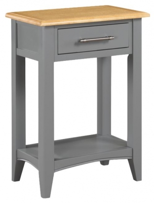 Product photograph of Rossmore Grey Painted Telephone Table from Choice Furniture Superstore