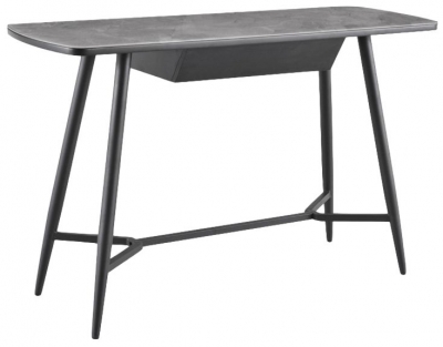Product photograph of Cassino Grey Console Table With Drawer from Choice Furniture Superstore