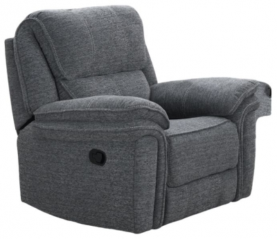Product photograph of Belmont Grey Fabric 3 1 1 Recliner Sofa Suite Upholstered from Choice Furniture Superstore