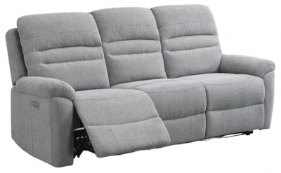 Product photograph of Belford Fabric 3 Seater Recliner Sofa Upholstered from Choice Furniture Superstore