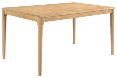 Product photograph of Orlando Oak 4 Seater Rectangular Dining Table from Choice Furniture Superstore