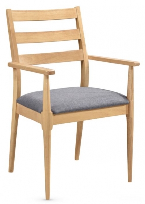 Orlando Oak Dining Carver Chair Armchair Sold In Pairs