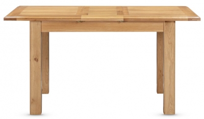 Lugano Oak 4 Seater Rectangular Extension Dining Table