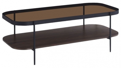 Product photograph of Soho Walnut Rectangular Coffee Table from Choice Furniture Superstore
