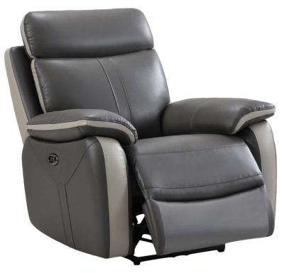 Product photograph of Covington Leather Electric Fusion Chair - Colour Options Available from Choice Furniture Superstore