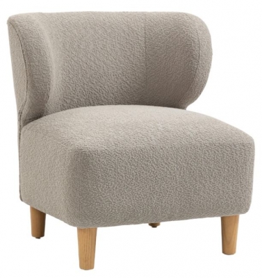 Product photograph of Josie Fabric Accent Chair - Comes In Grey White And Moss Options from Choice Furniture Superstore