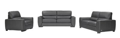 Product photograph of Nuova Leather Sofa Suite - Colour Options Available from Choice Furniture Superstore