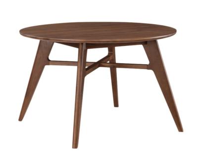 Carrington Walnut Dining Table 120cm Seats 4 Diners Round Top