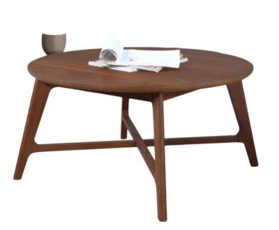 Carrington Walnut Round Coffee Table