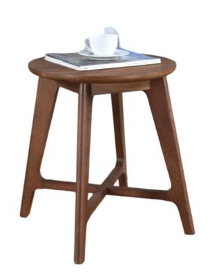 Carrington Walnut Round Lamp Table