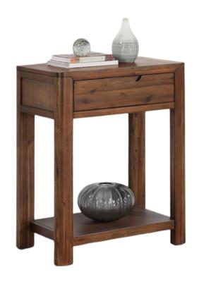 Monterey Acacia Wood 1 Drawer Console Table