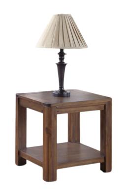 Monterey Acacia Wood Square End Table