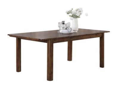 Product photograph of Monterey Acacia Wood Large 6 Seater Extending Dining Table from Choice Furniture Superstore