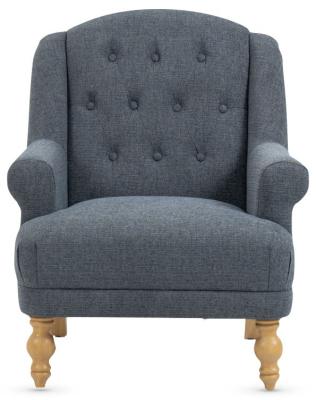 Charlotte Ocean Fabric Accent Chair