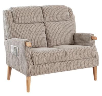 Lisbon Natural Fabric 2 Seater Sofa