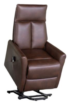 Lomond Lift And Tilt Tan Faux Leather Electric Rise Recliner Armchair