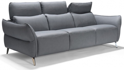 Product photograph of Perlini 3 Seater Leather Sofa from Choice Furniture Superstore