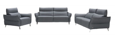Product photograph of Perlini Leather Sofa Suite from Choice Furniture Superstore