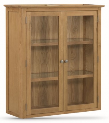 Product photograph of Kilkenny Oak 2 Door Buffet Hutch from Choice Furniture Superstore