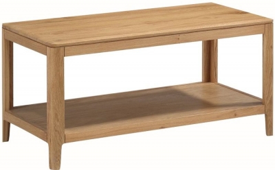 Product photograph of Dunmore Oak Coffee Table from Choice Furniture Superstore