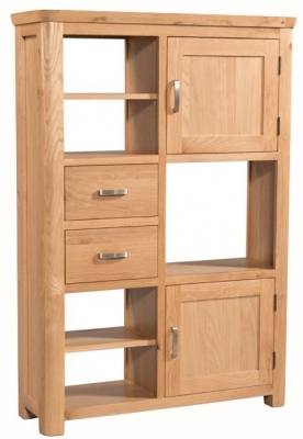 Treviso Oak Large Display Cabinet